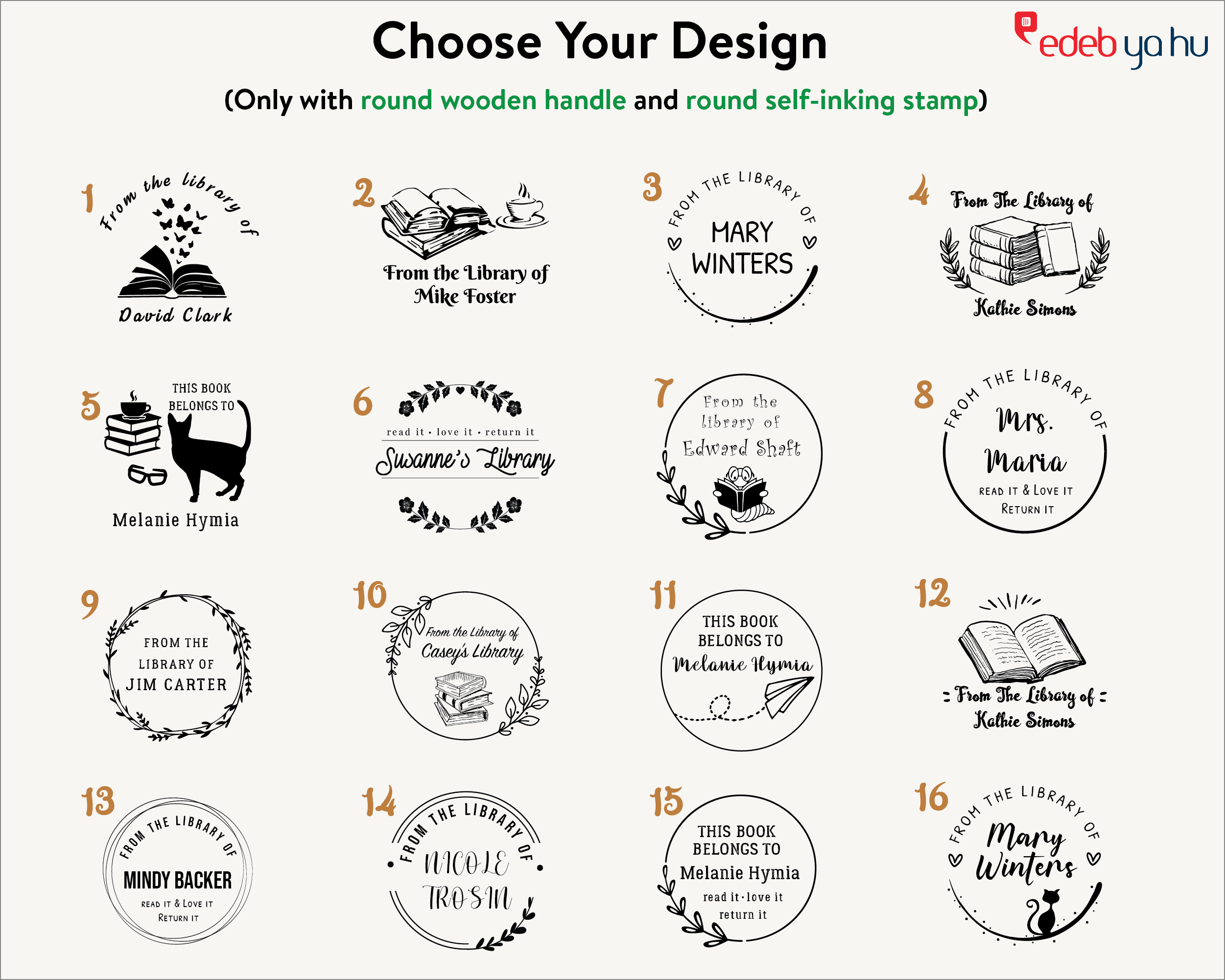 Book Stamp for Personal Library