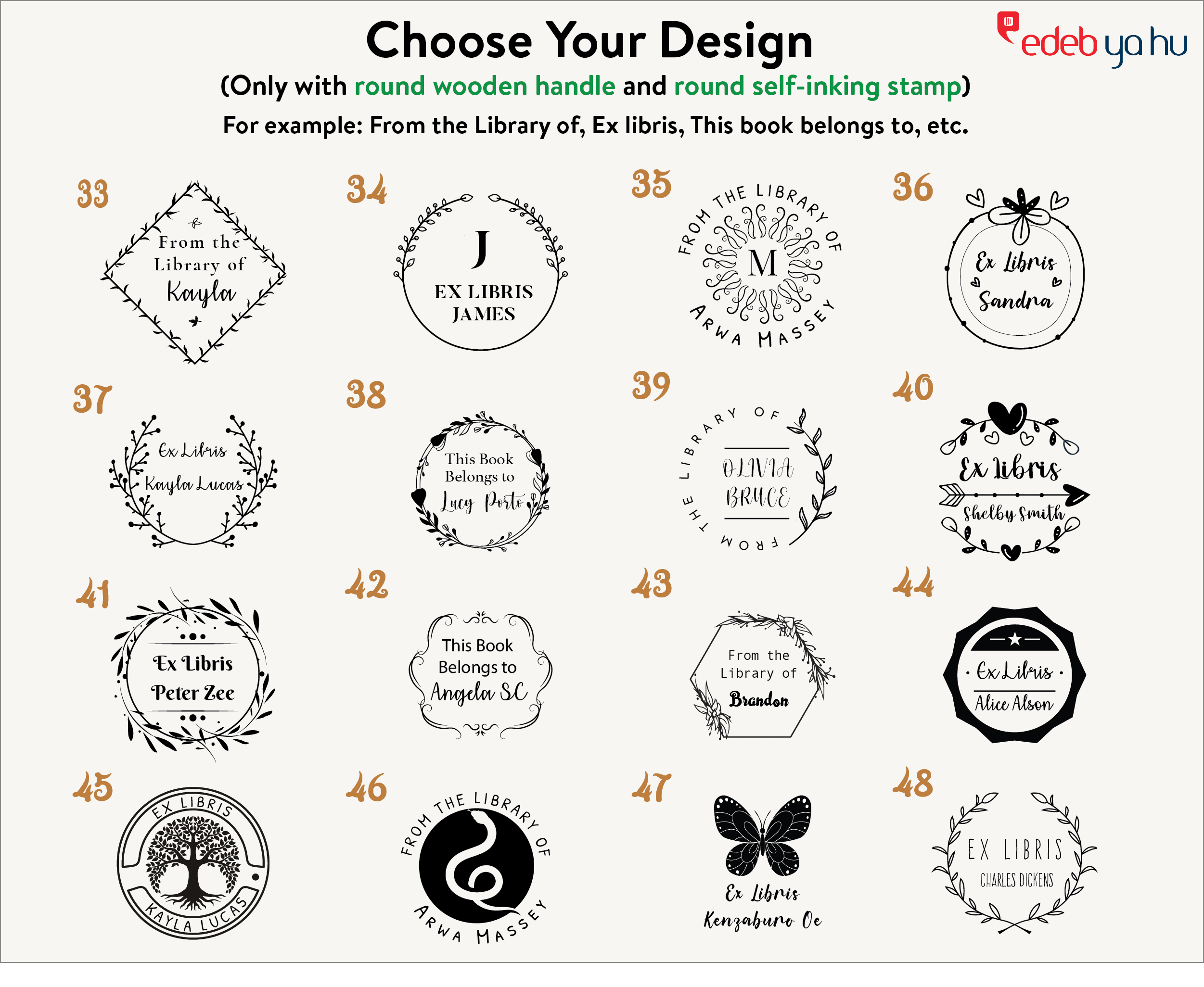 Book Stamp for Personal Library