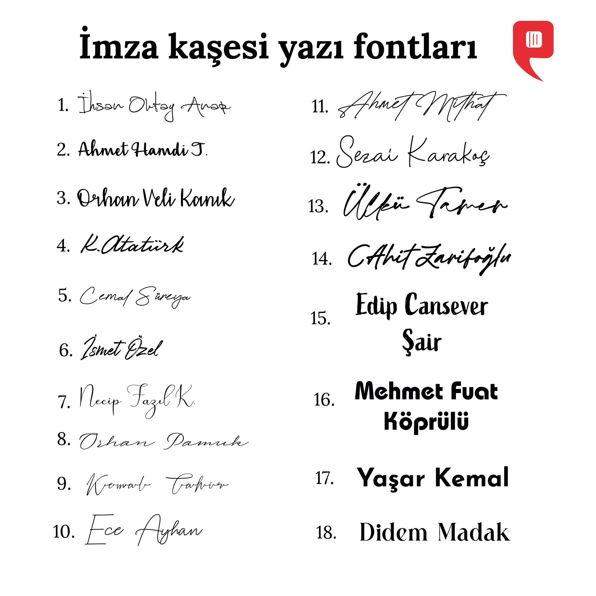 Kişiye Özel İmza Kaşesi ve Mühürü