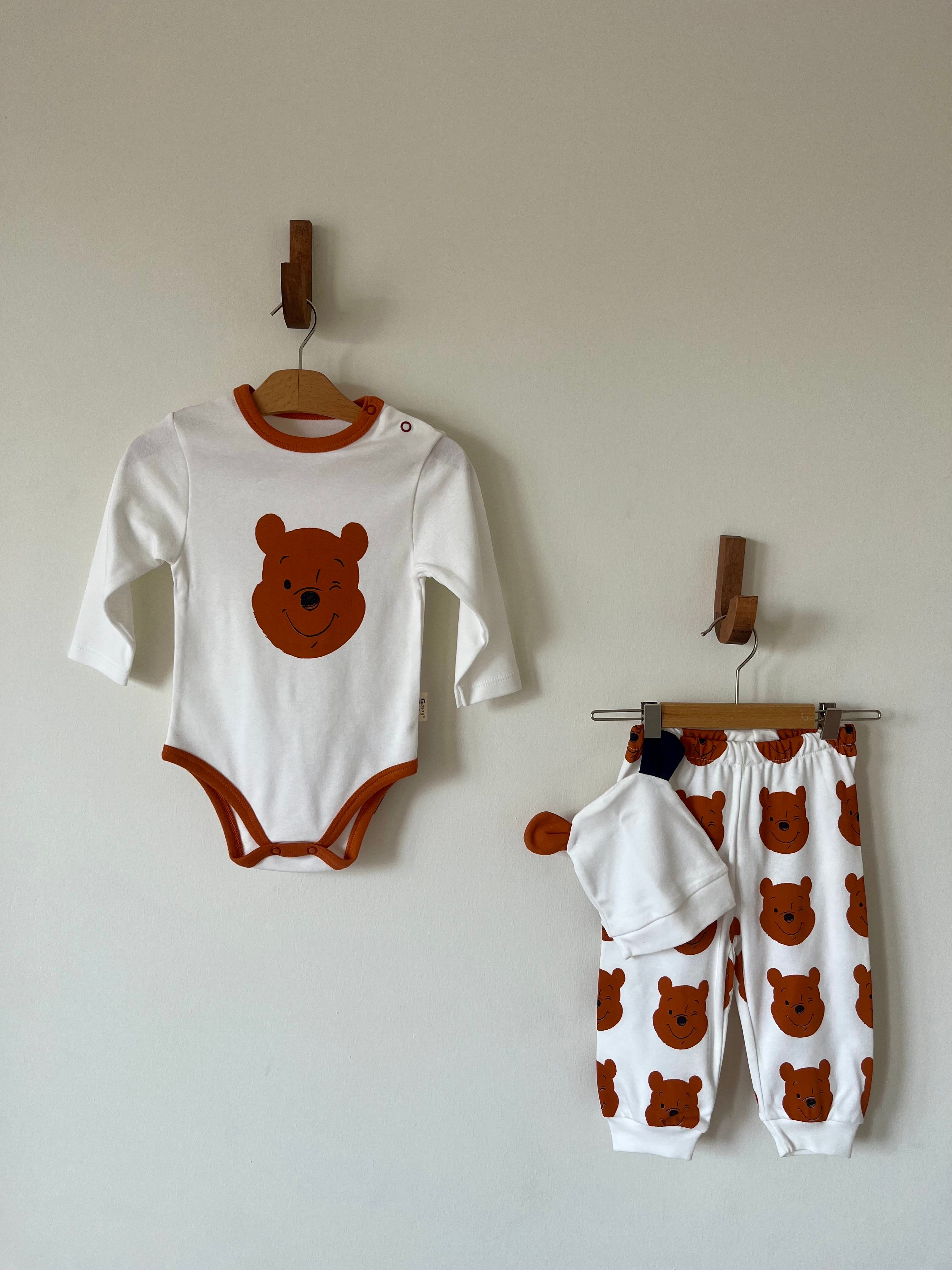 Winnie Pamuklu 3'lü Takım
