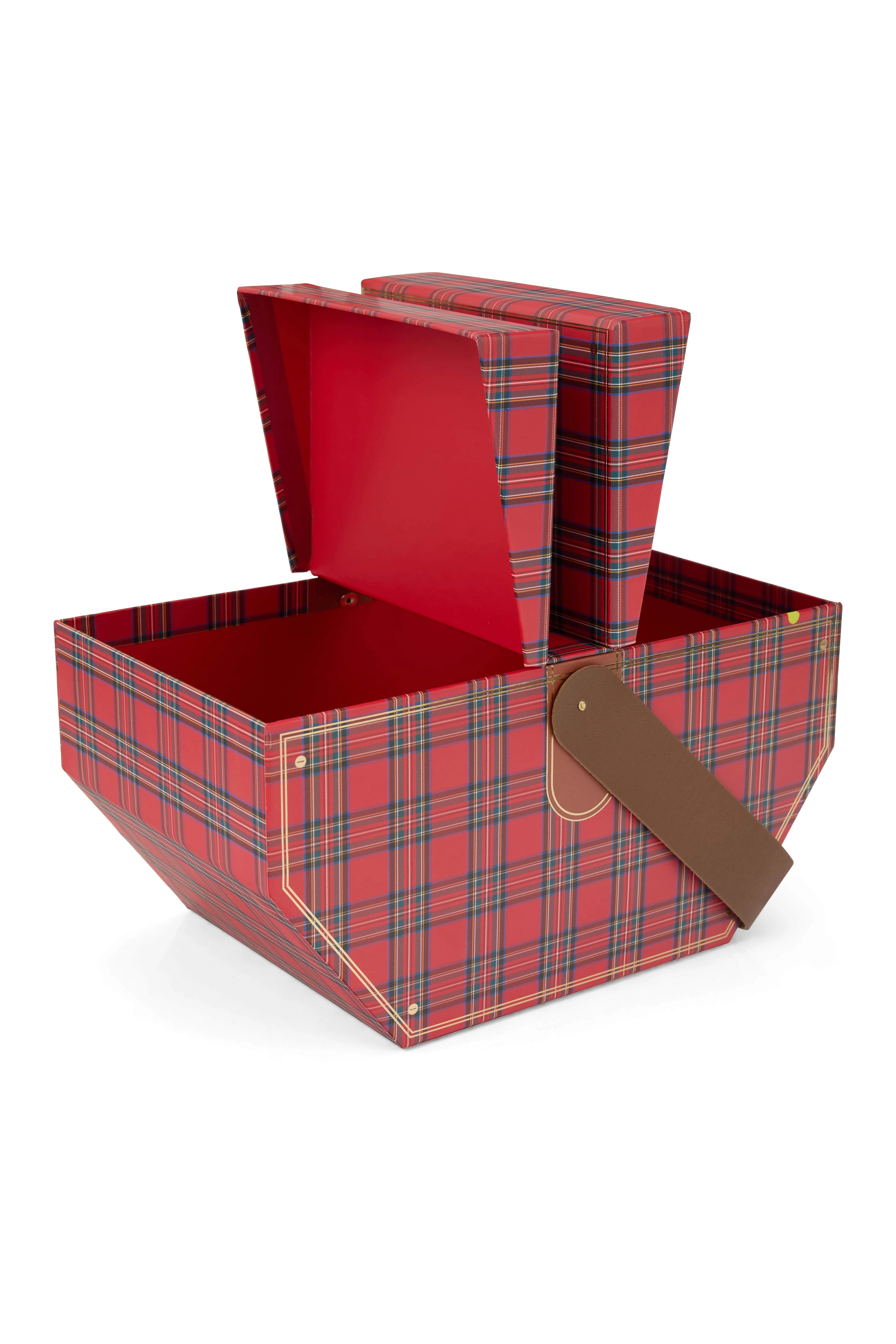 KIRMIZI EKOSE SEPET MUKAVVA KUTU 