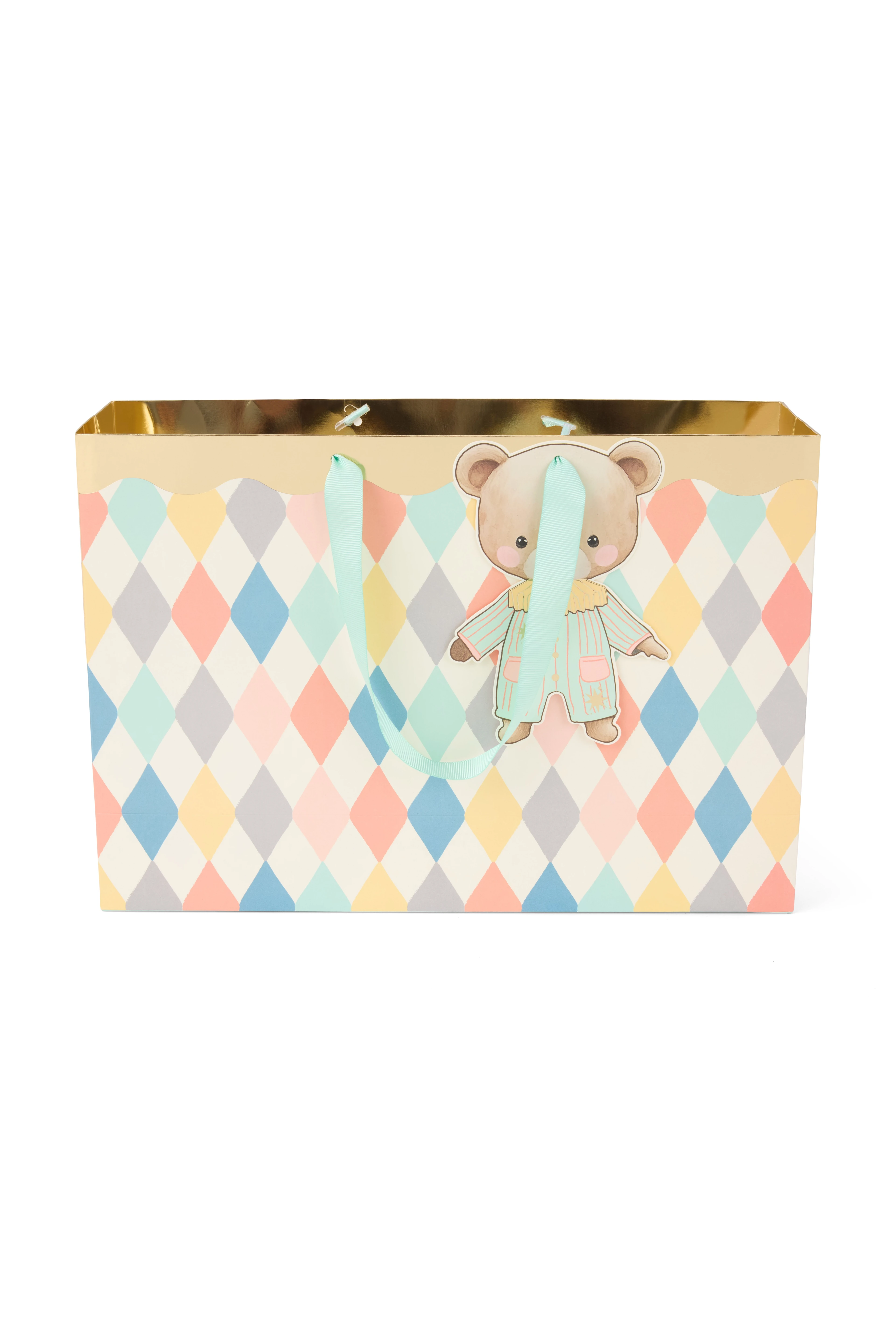 SEVİMLİ AYI 37X25,5 X11 CM KARTON ÇANTA (5 ADET )