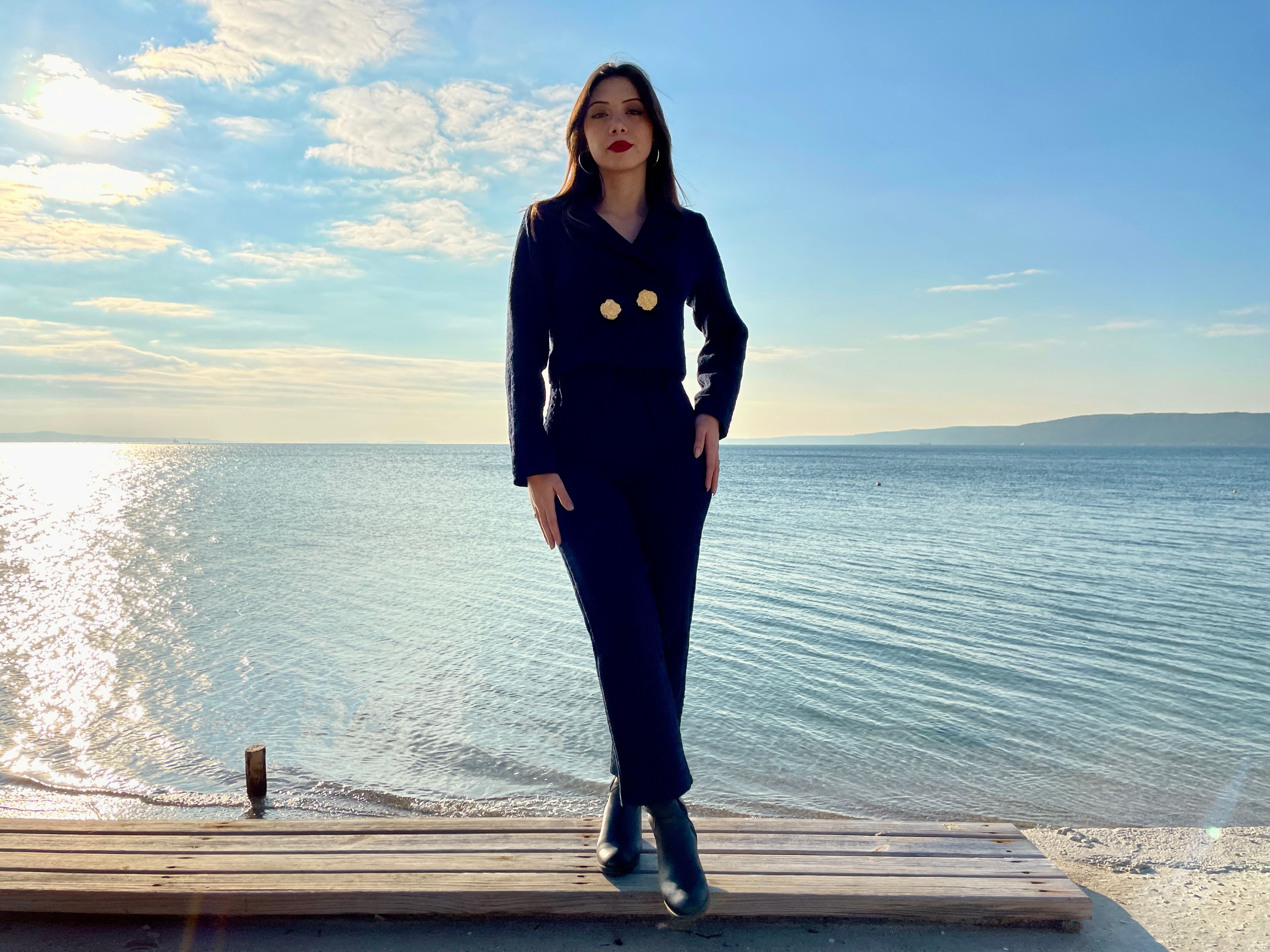 LACİVERT DOKULU TAKIM