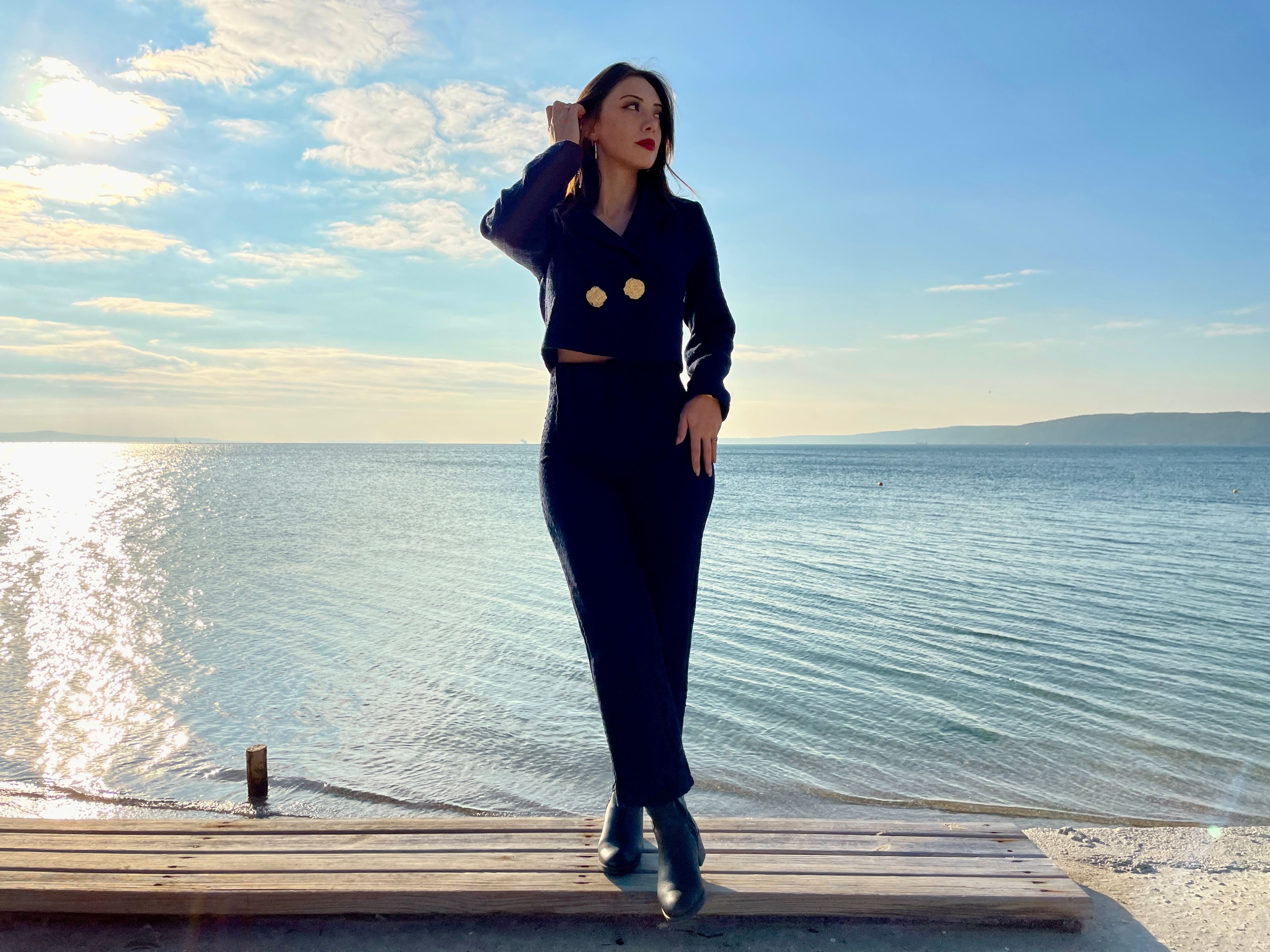 LACİVERT DOKULU TAKIM