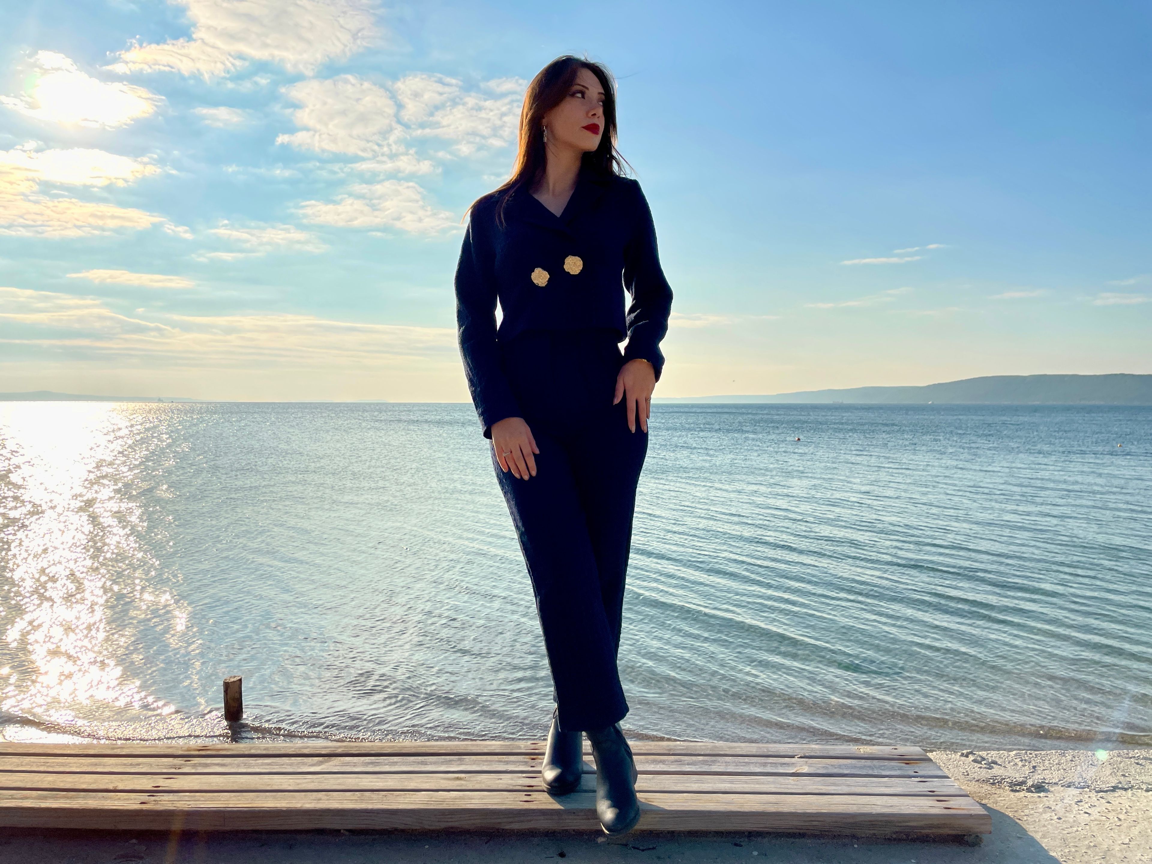 LACİVERT DOKULU TAKIM