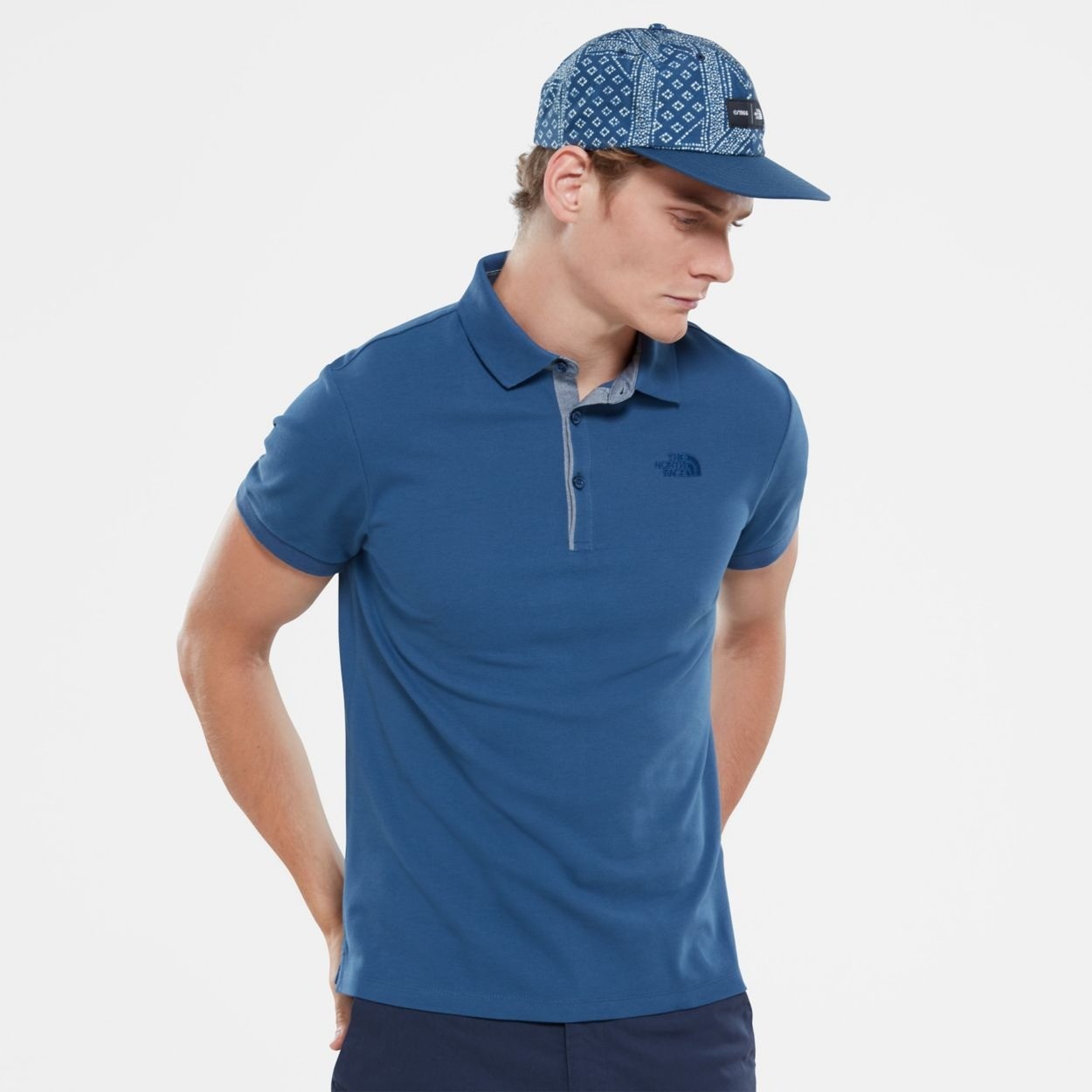 M PREMIUM POLO PIQUET - SHADY BLUE