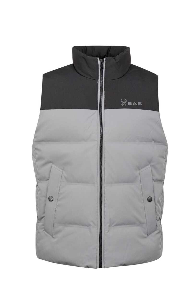 2AS ARCHER MEN DOWN VEST Erkek Mont  - GREY / BLACK