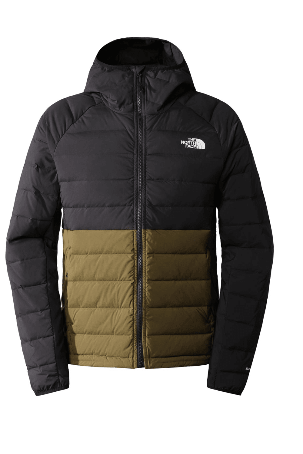 M BELLEVIEW STRETCH DOWN Erkek Mont - TNF BLACK/MILITARY OLIVE