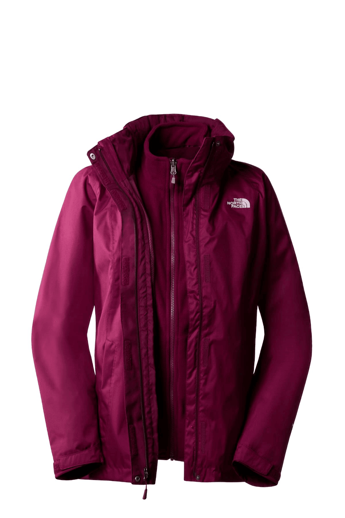 THE NORTH FACE KADIN EVOLVE Iİ TRİCLİMATE JACKET - EU - BOYSENBERRY/FAWN GREY