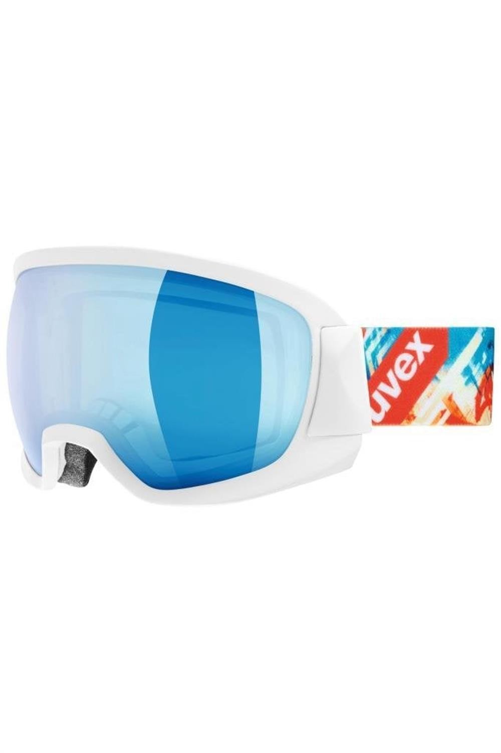 uvex contest FM white mat dl/blue-clear - Kayak Gözlüğü - White/Blue