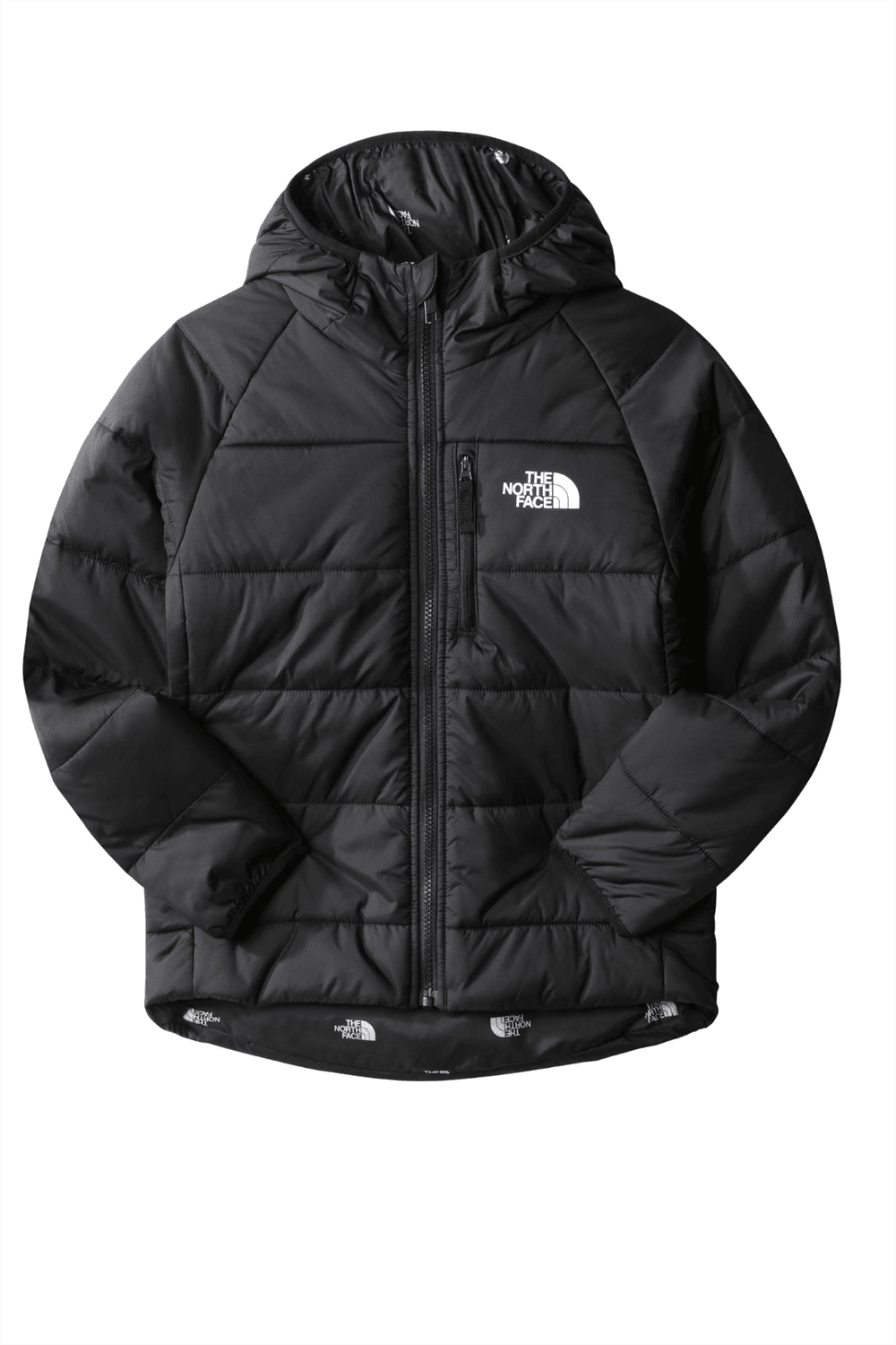 G REVERSIBLE PERRITO 1 Çocuk Mont - TNFBLK/TNFBLKTNFTARLGPRNT