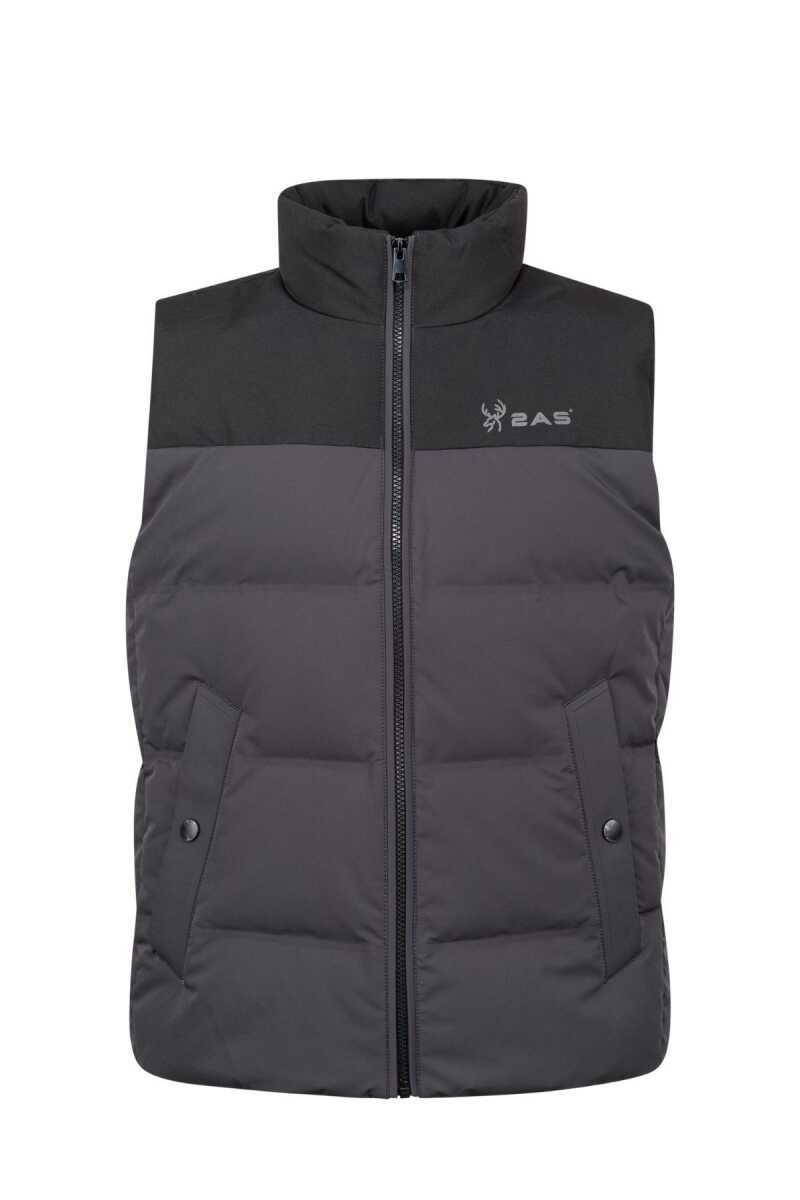 2AS ARCHER MEN DOWN VEST Erkek Mont  - ANTHRACITE / BLACK