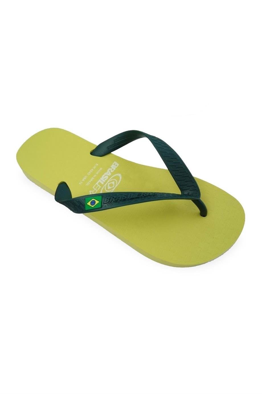 Brasileras Classic Combi- Terlik - YELLOW/GREEN