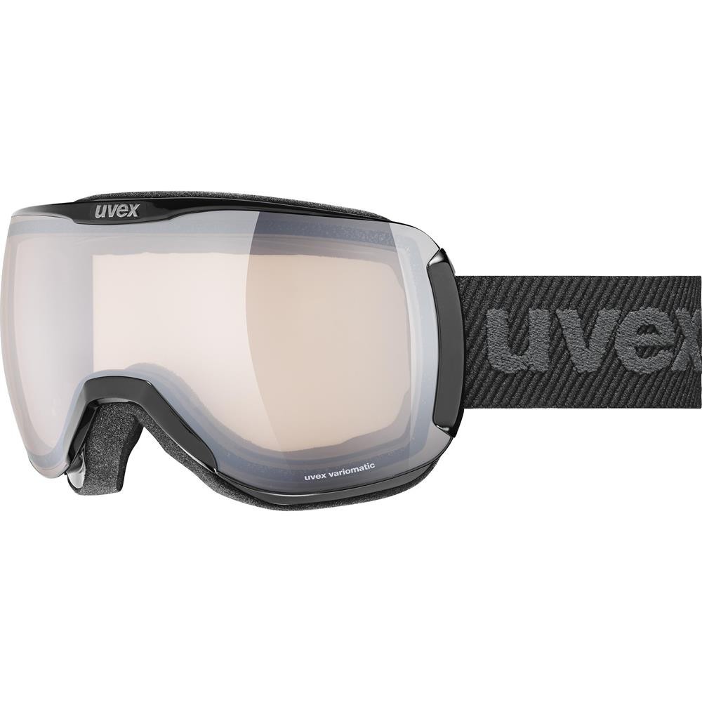 Uvex Downhill 2100 V Siyah Shiny Dl/Gümüş-Berrak S1-3 - STANDARD