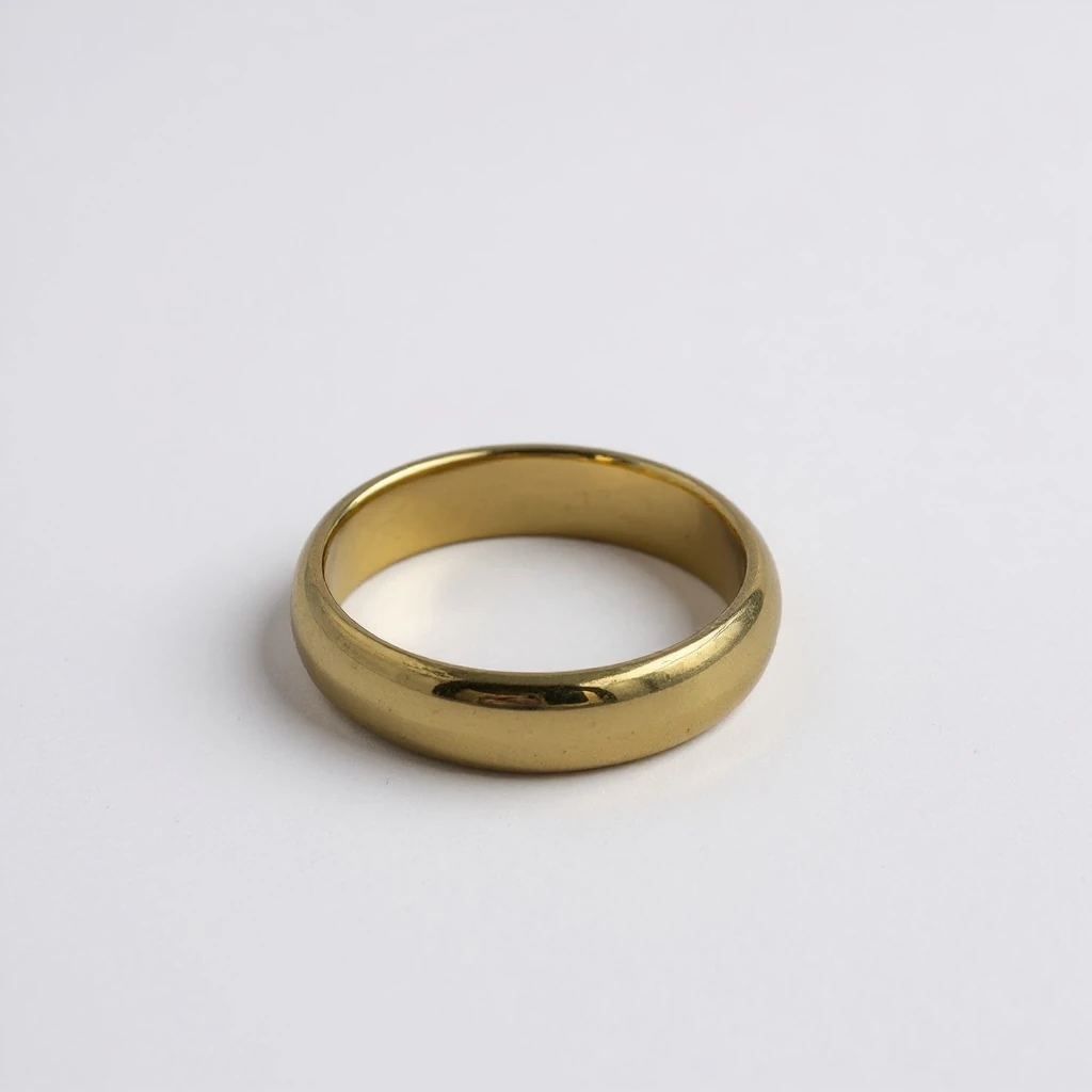 14K 6mm Alyans Altın Kaplama