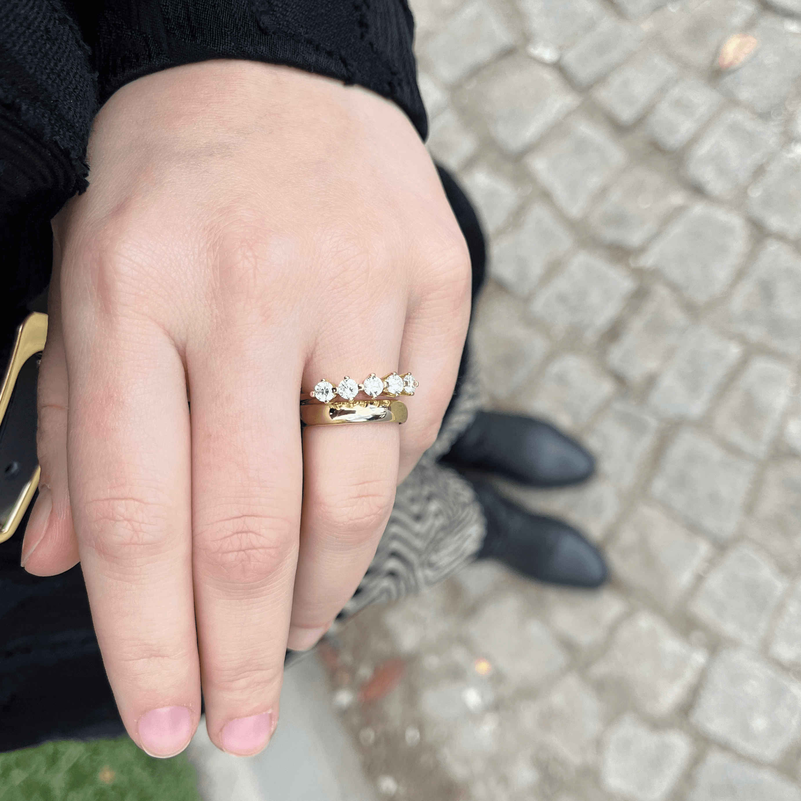 14K Alyans ve Beştaş Kombin