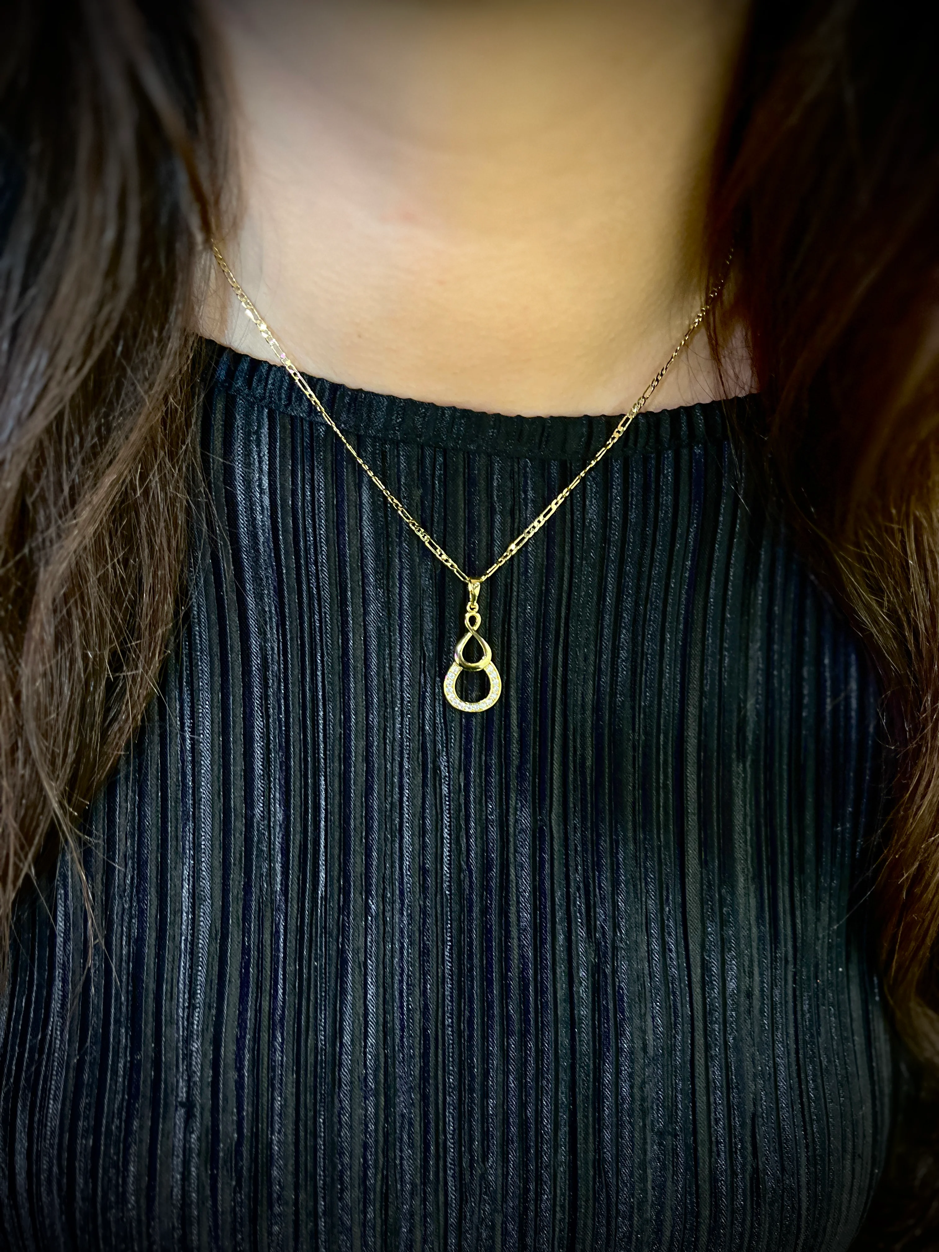 Sonsuzluk Aşk Kolye 45 cm 