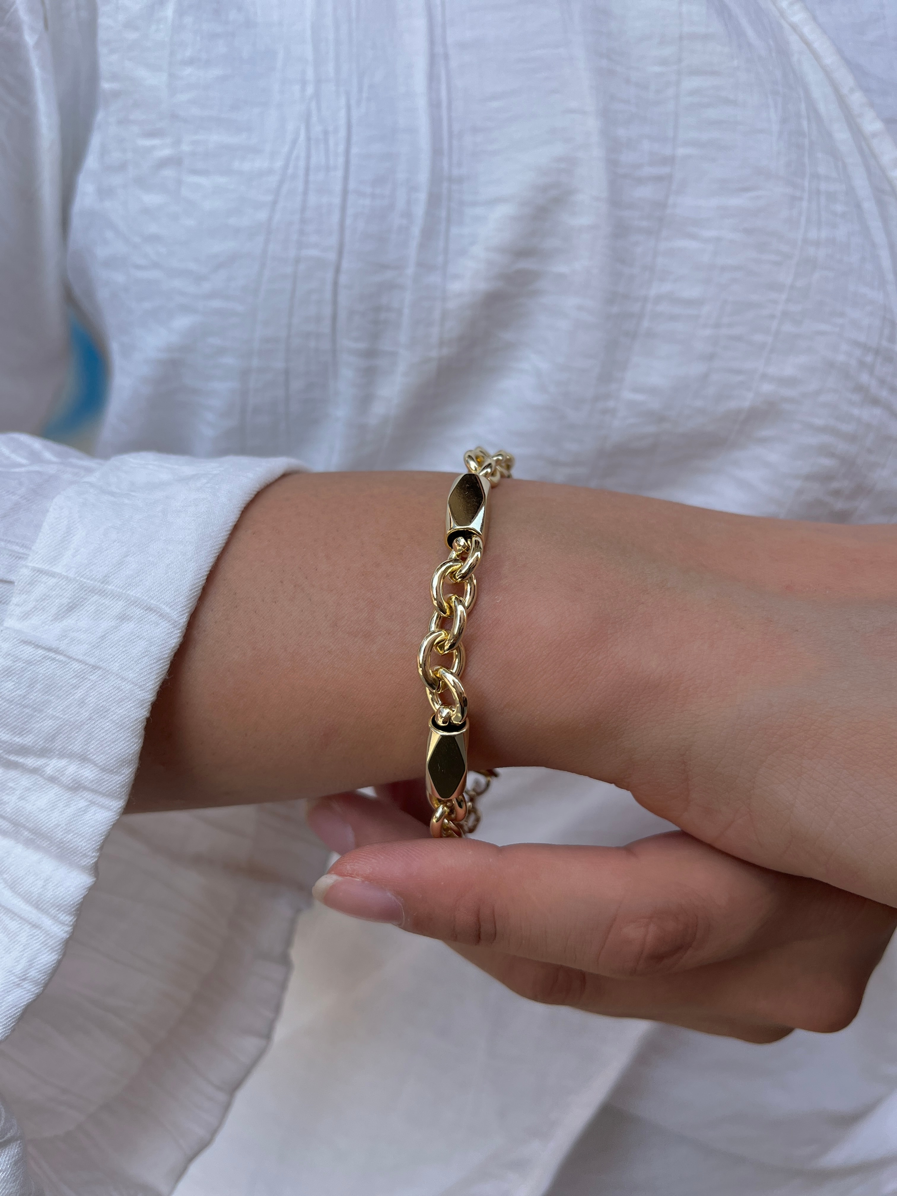 Bileklik 14K Altın Kaplama (Model 85)