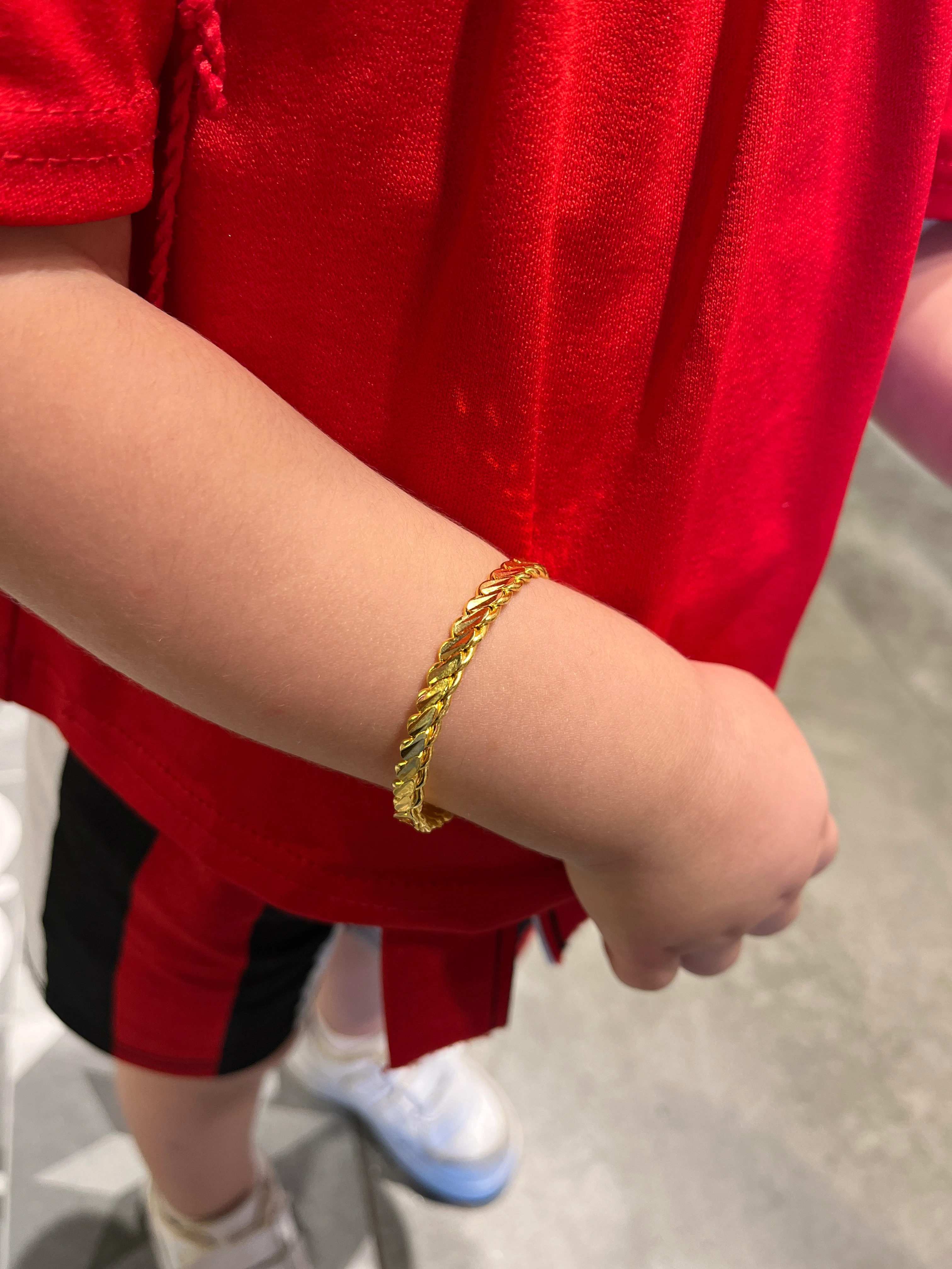 Bebek Bileziği 22 Ayar Altın Kaplama