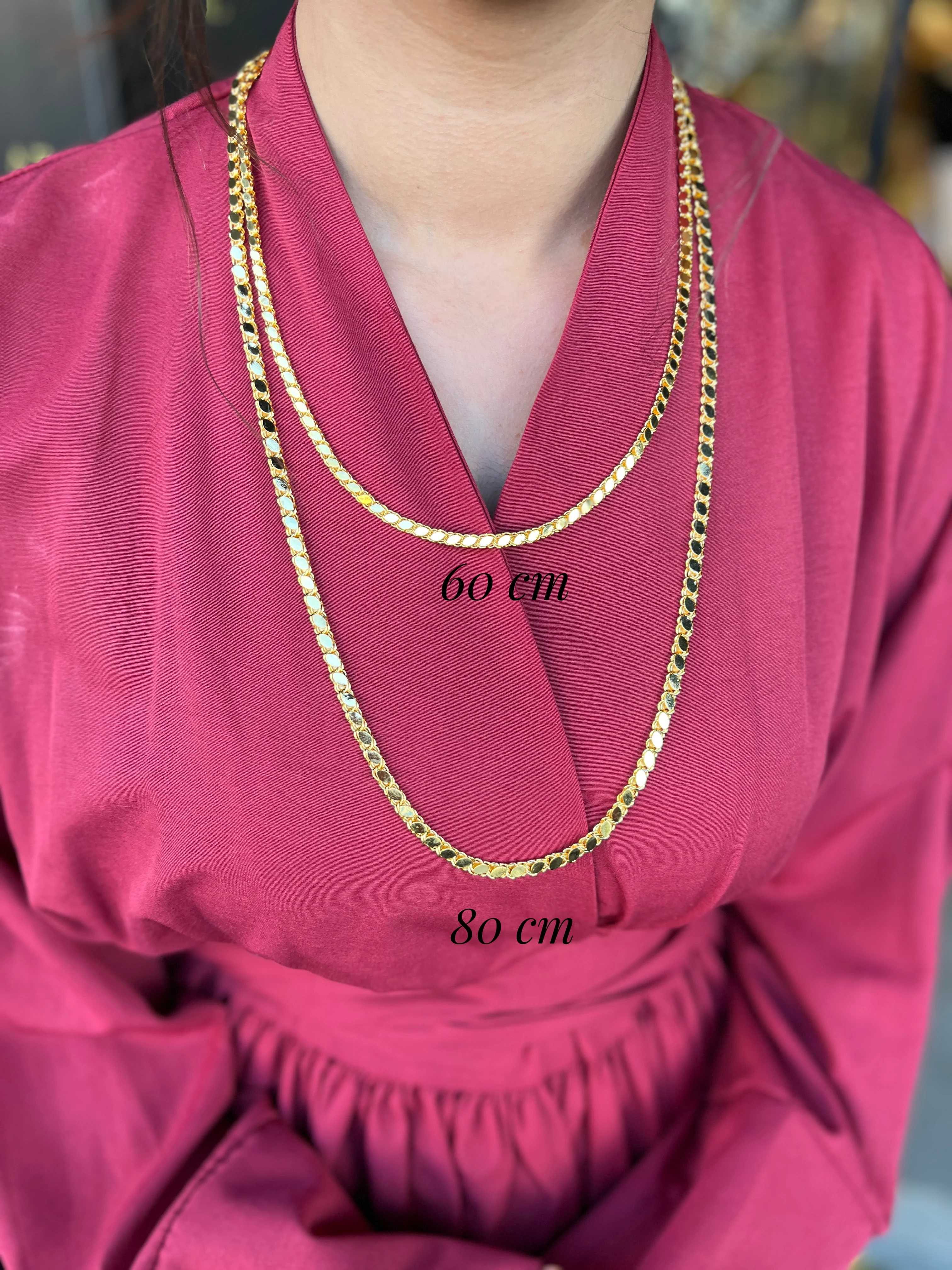 Arpa Zincir ve Fiyonk Kolye Ucu Çeyreksiz