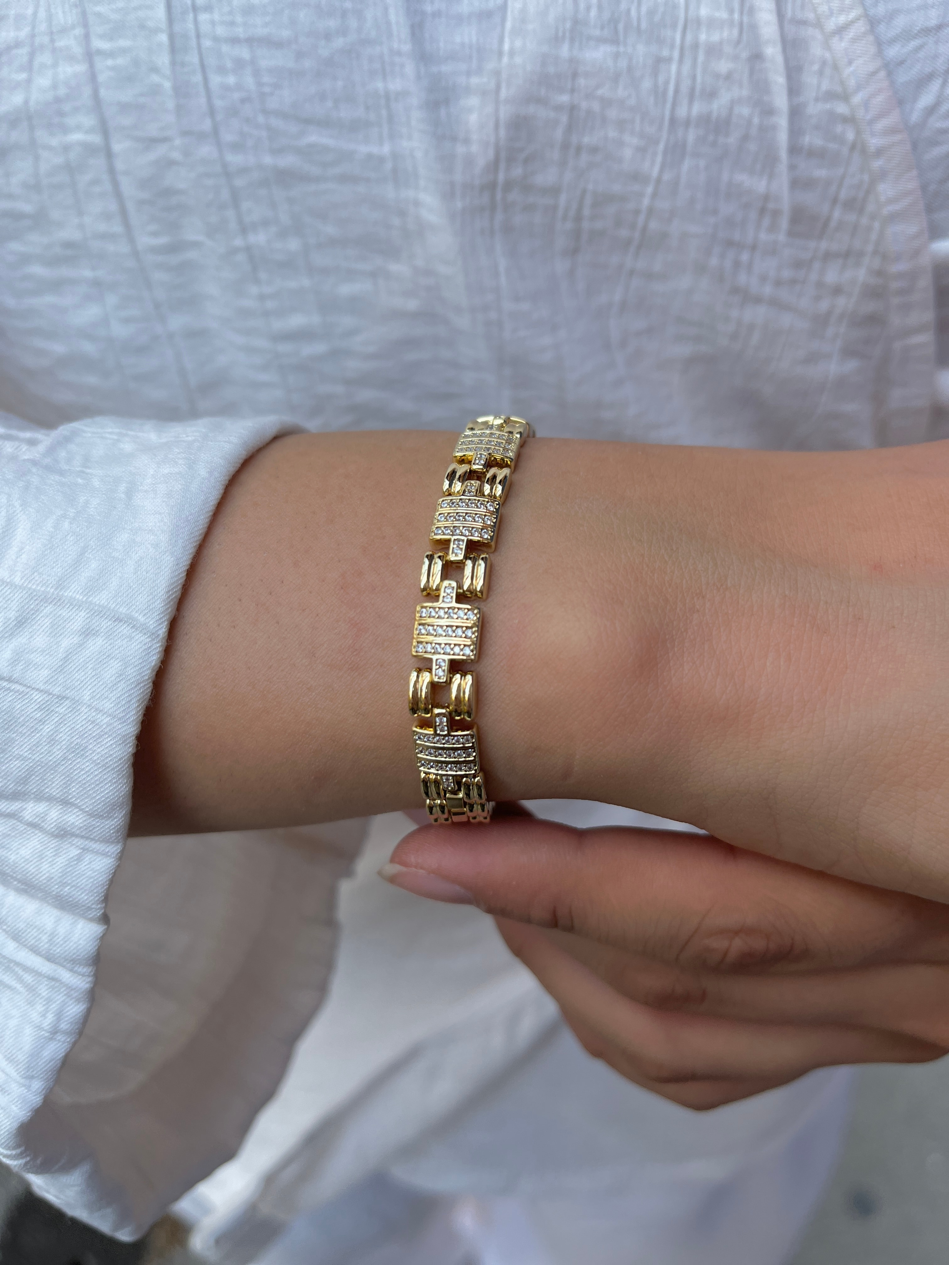 Bileklik 14K Altın Kaplama (Model 52)