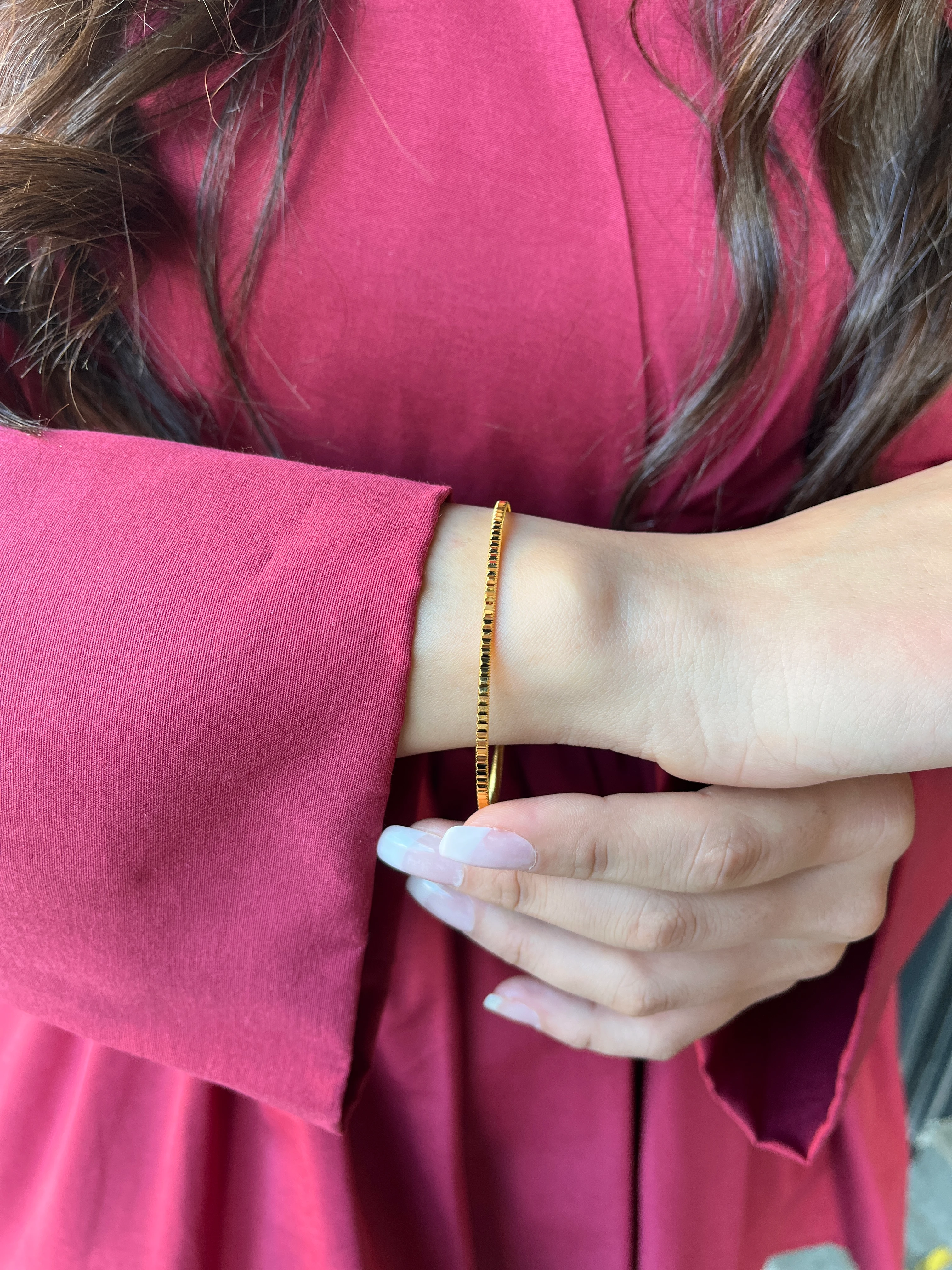 Kalem Ajda Bilezik 22 Ayar Altın Kaplama