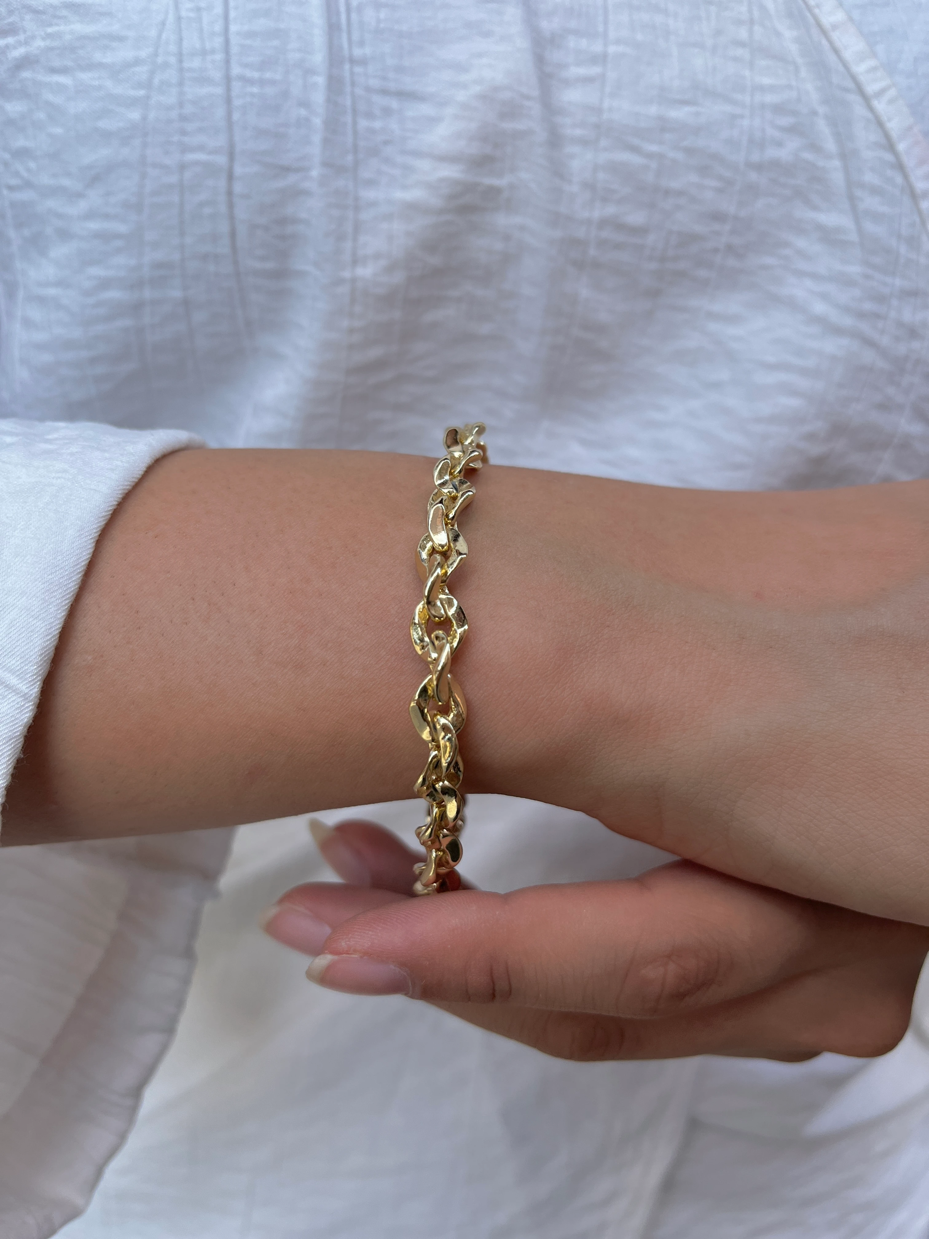 Bileklik 14K Altın Kaplama (Model 86)