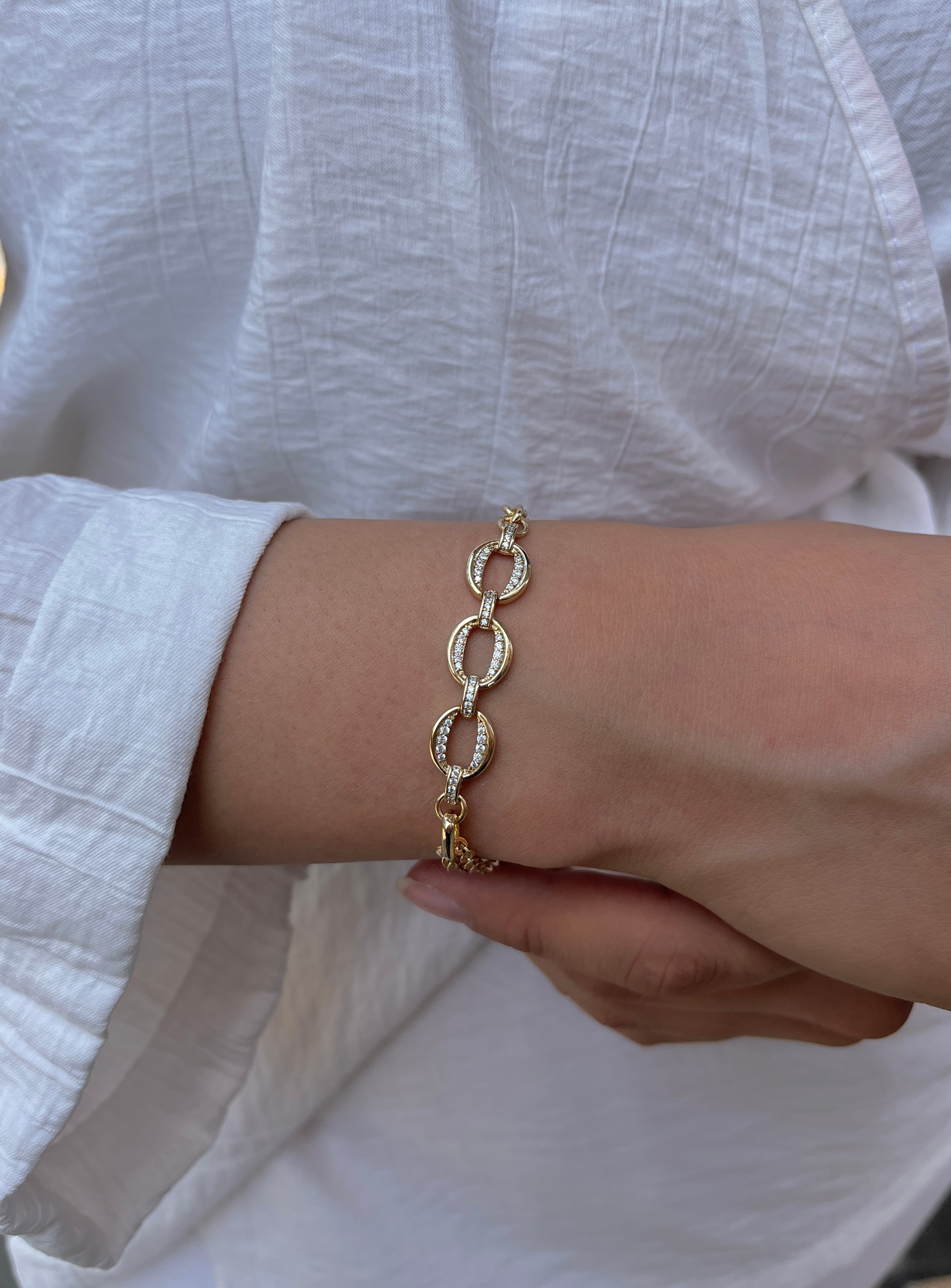 Bileklik 14K Altın Kaplama (Model 72)