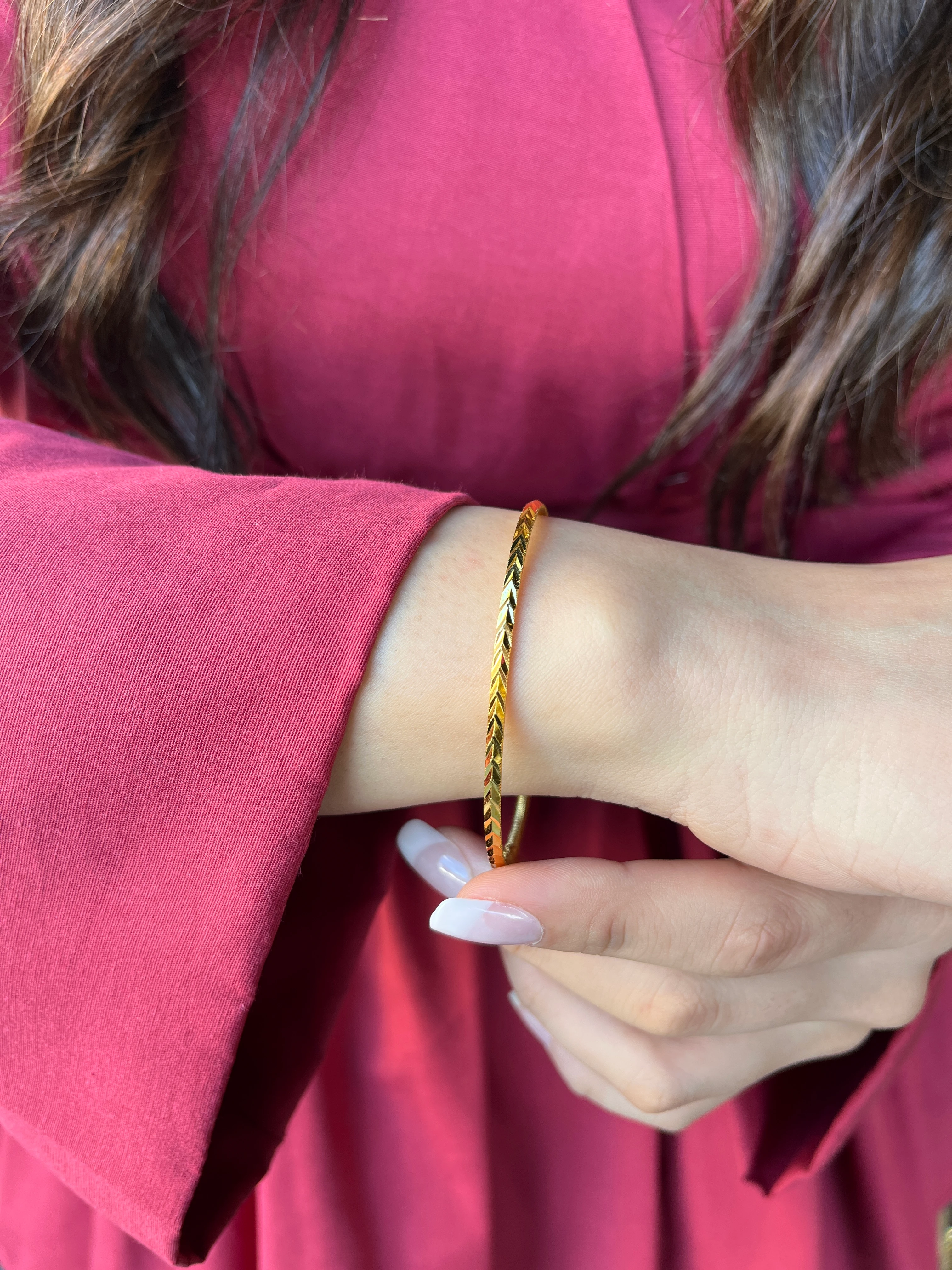 Başak Ajda Bilezik 22 Ayar Altın Kaplama