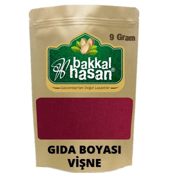Bakkal Hasan Gaziantep Gıda Boyası Toz Vişne 9 gr