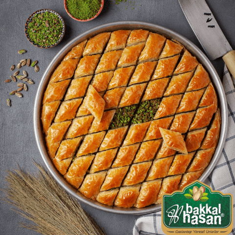 Bakkal Hasan Gaziantep Fıstıklı Yaş Baklava