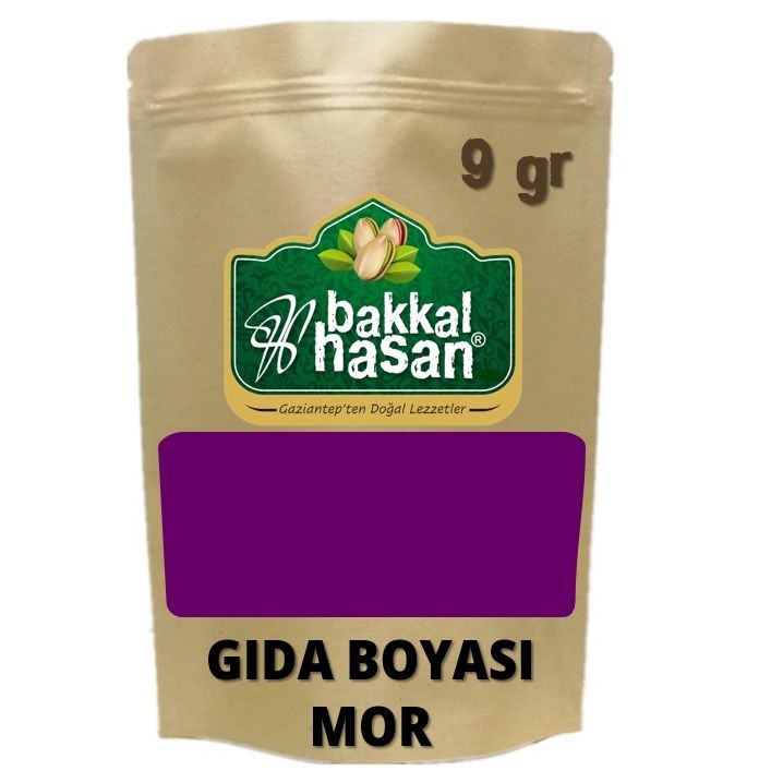 Bakkal Hasan Gaziantep Gıda Boyası Toz Mor 9 gr