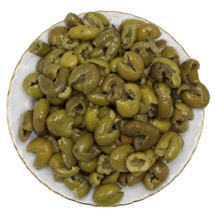 Bakkal Hasan Gaziantep Yeşil Zeytin Çekirdeksiz Tatlandırılmış Taş Kırma