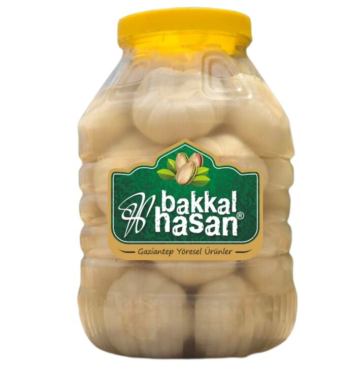 Bakkal Hasan Gaziantep Ev Yapımı Baş Sarımsak Turşusu