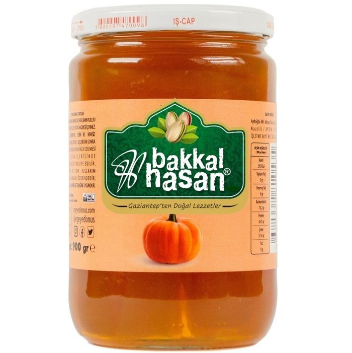 Bakkal Hasan Gaziantep Kabak Tatlısı Cam Kavanoz