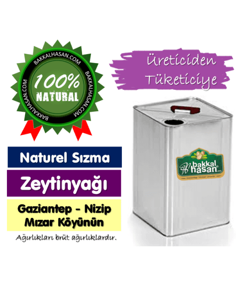 Bakkal Hasan Gaziantep Nizip Mızar Sızma Natürel Zeytinyağı
