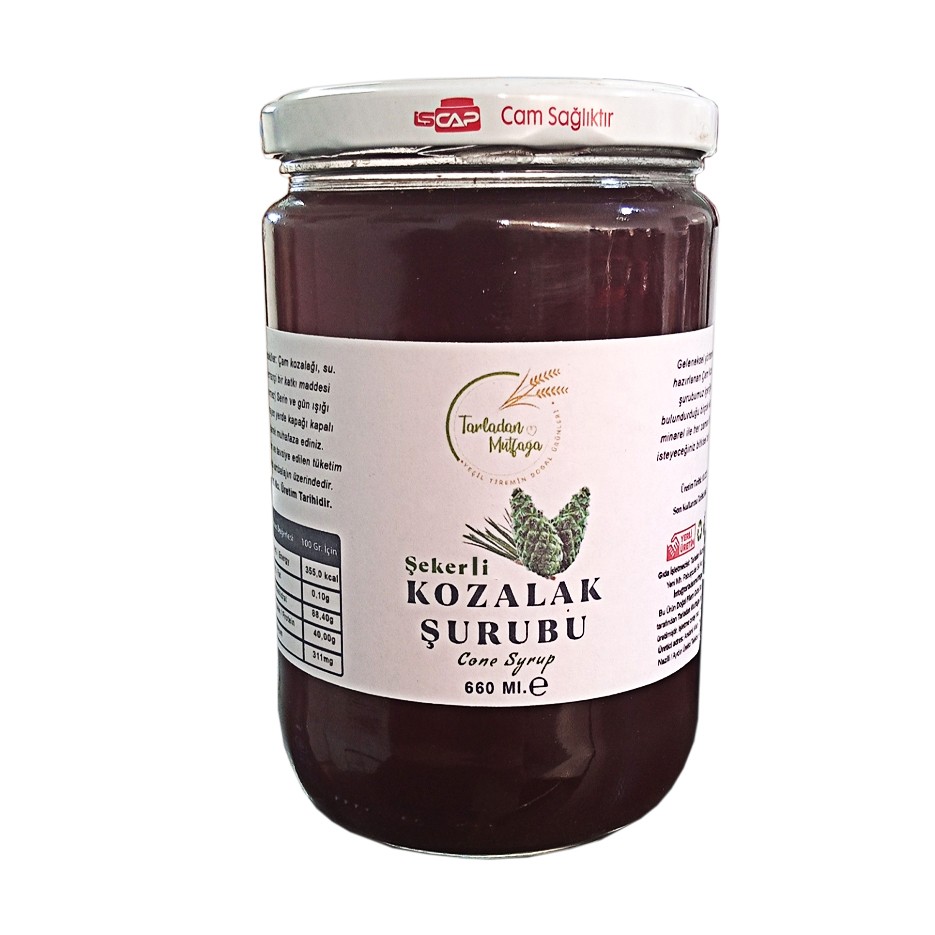 ŞEKERLİ KOZALAK ŞURUBU 750 gr.