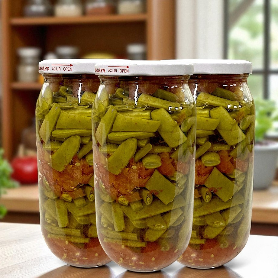 Fasulye Konservesi 1000 gr. 3'lü paket.