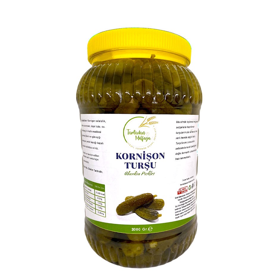 KORNİŞON TURŞU 3 KG.