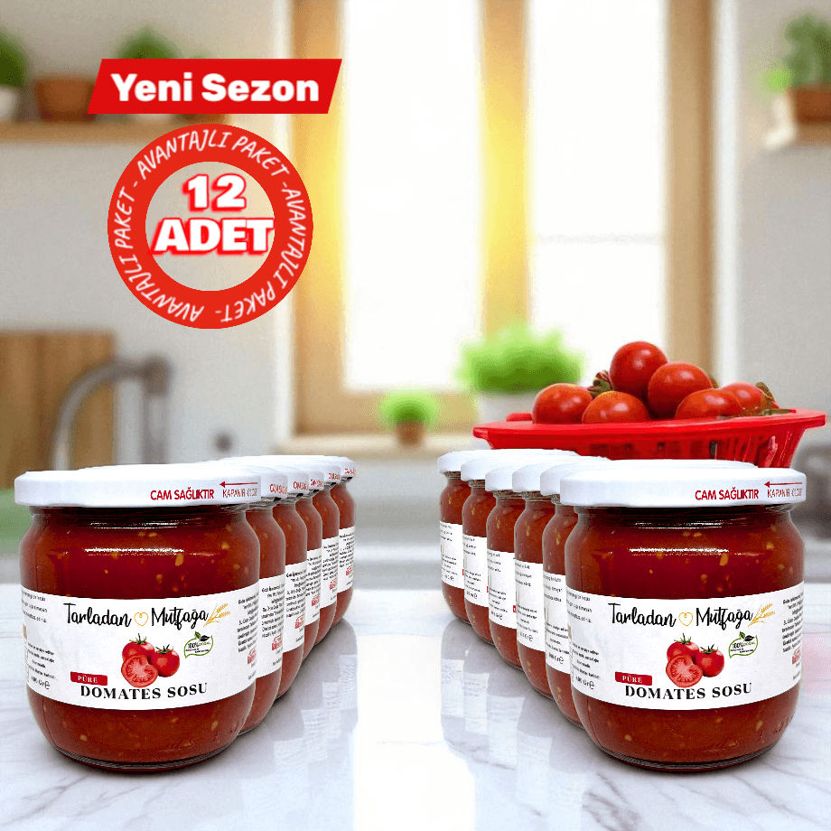 Domates Püresi 400 GR 12'li Paket