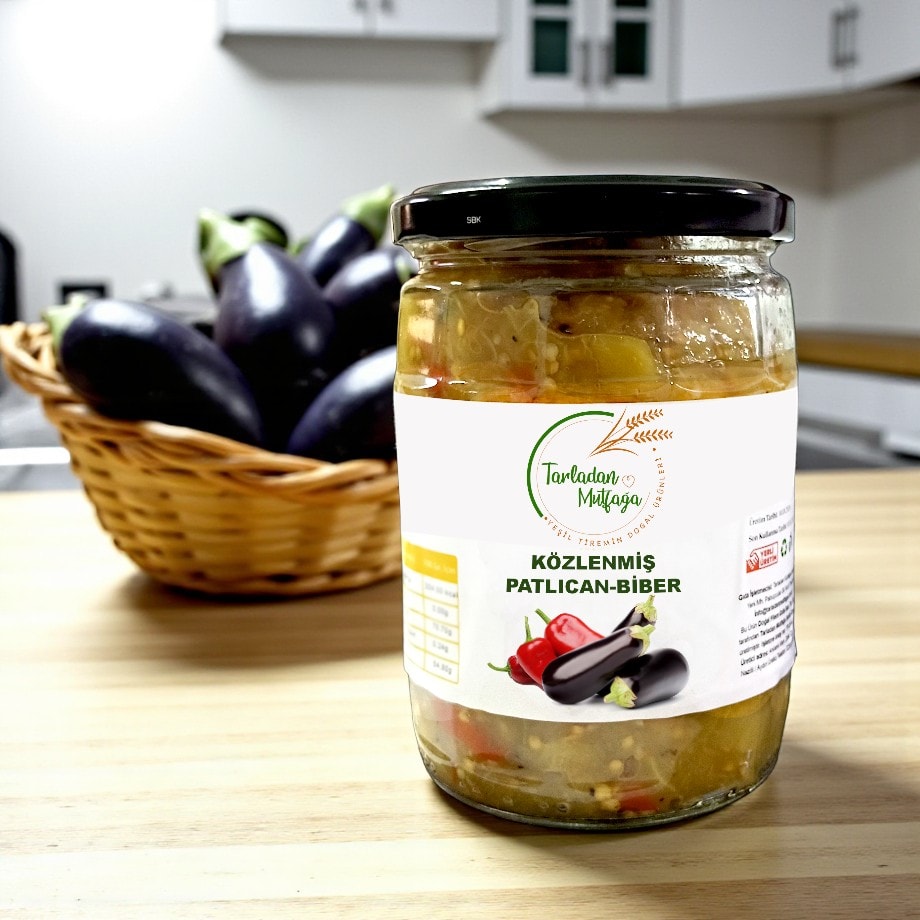 KÖZLENMİŞ PATLICAN BİBER 650 GRAM