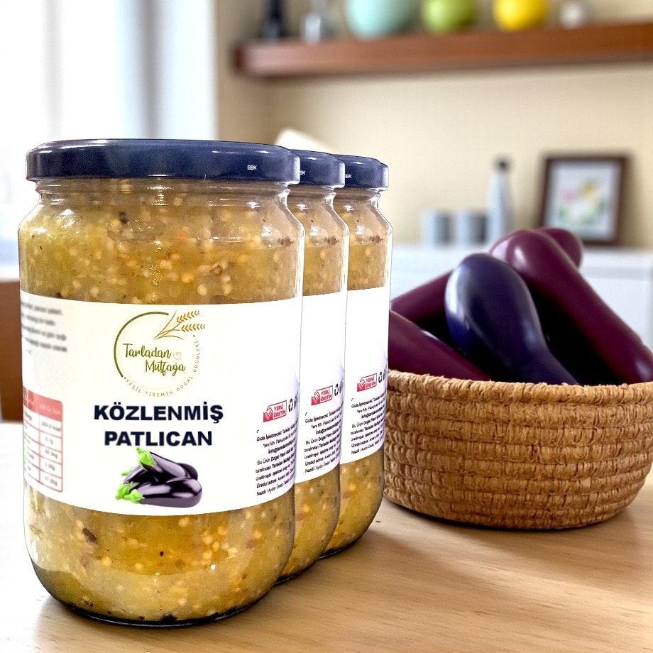 3 ADET KÖZLENMİŞ PATLICAN 650 GRAM