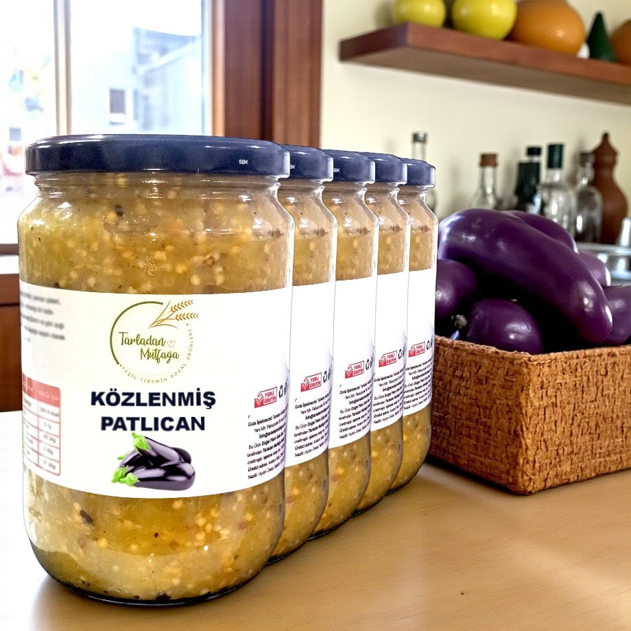 5 ADET KÖZLENMİŞ PATLICAN 650 GRAM
