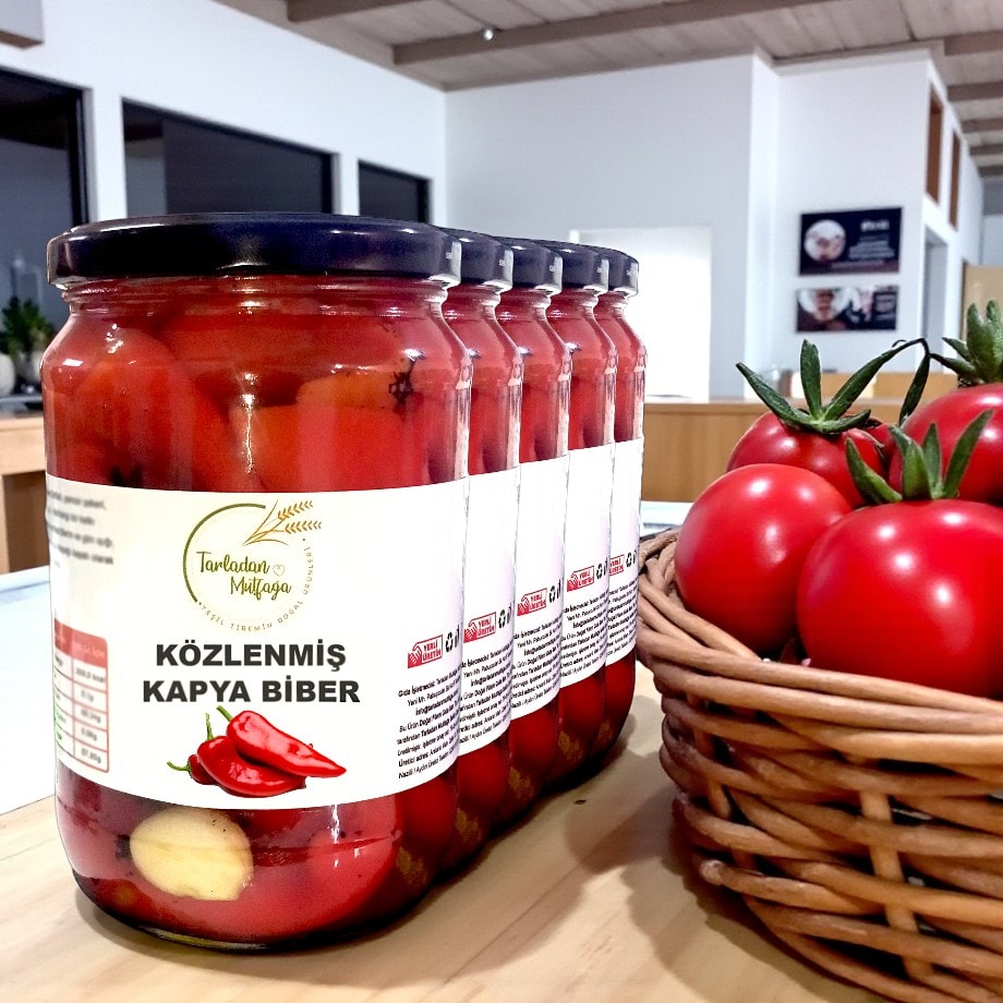 5 Adet Közlenmiş Kapya Biber 650 gr.