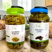 Kornişon ve Acı Biber Turşusu 3 kg 2'li Paket
