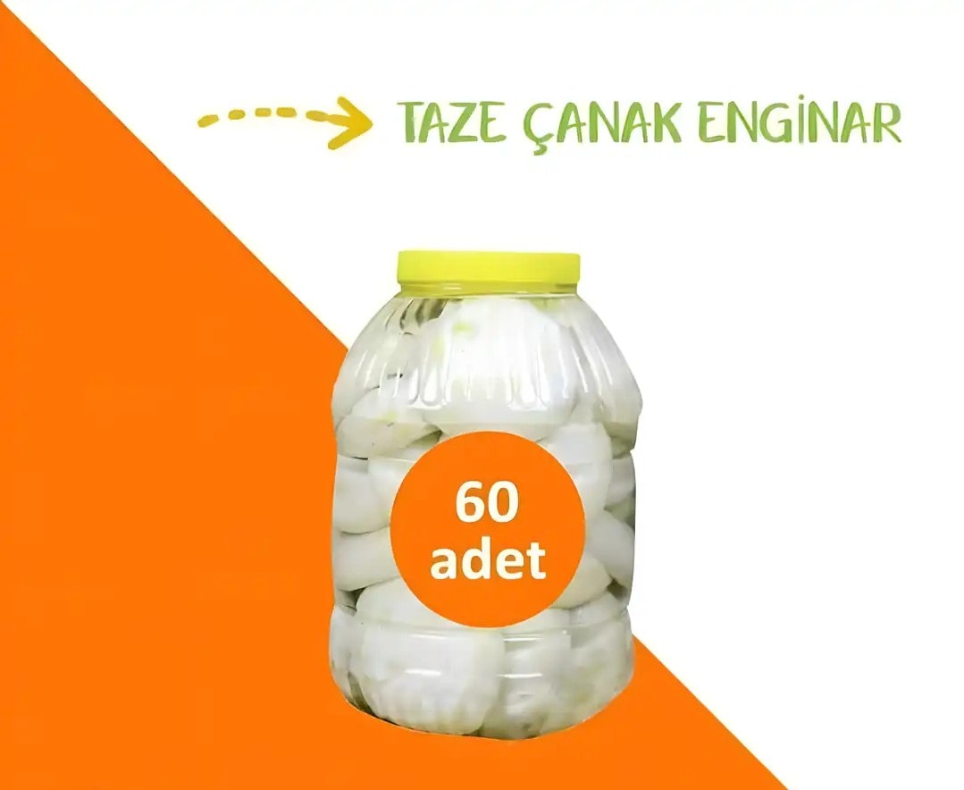 Taze Çanak Enginar 60 Adet (Küçük boy)