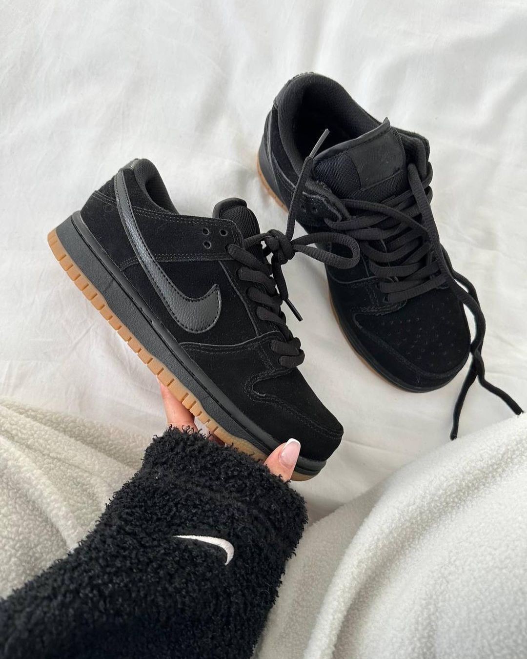 Nike Dunk Siyah Süet