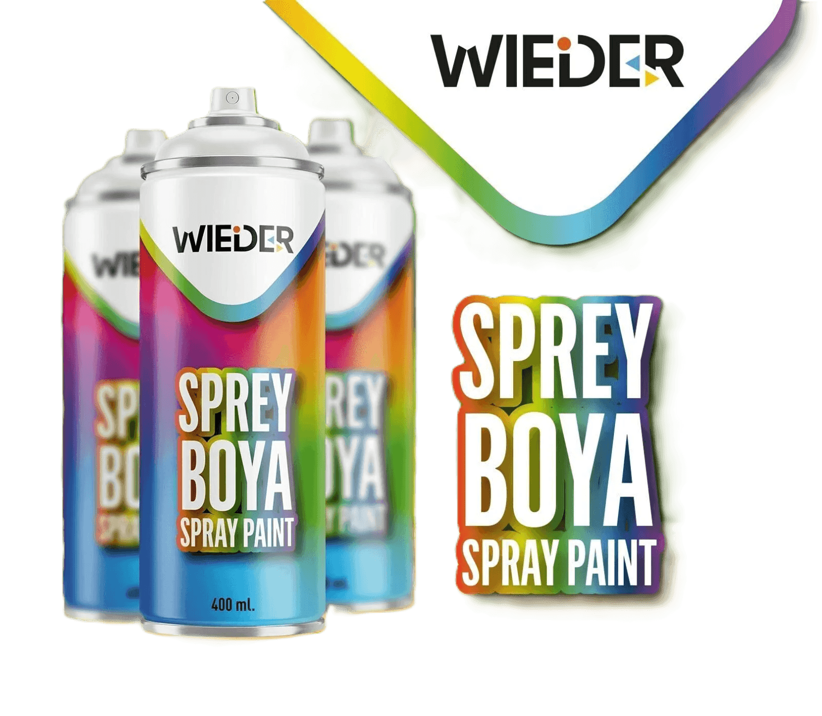 WIEDER SPREY BOYA GRİ 400ML