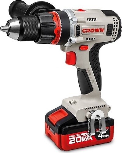 CROWN AKÜLÜ DARBELİ VİDALAMA KÖMÜRSÜZ 20V - 4Ah - 13mm CT21093HMX-4 BMC