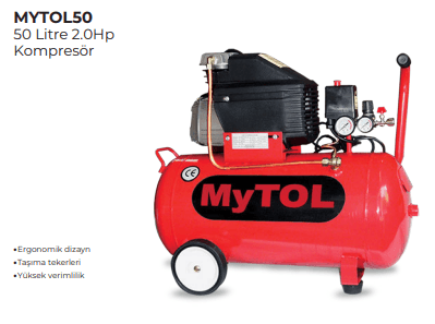 MYTOL KOMPRESÖR 50LT MY14301